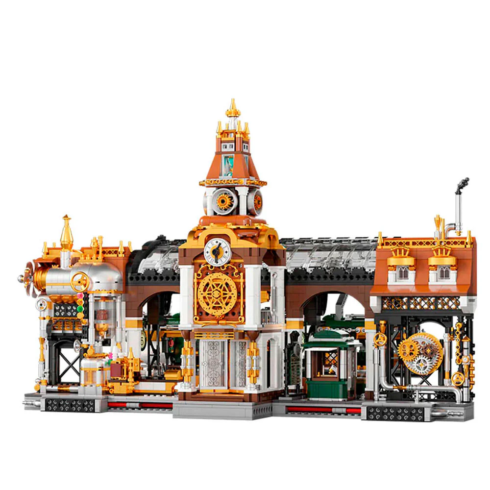 Kit Construccion Estacion De Tren Steampunk 2788Pzs