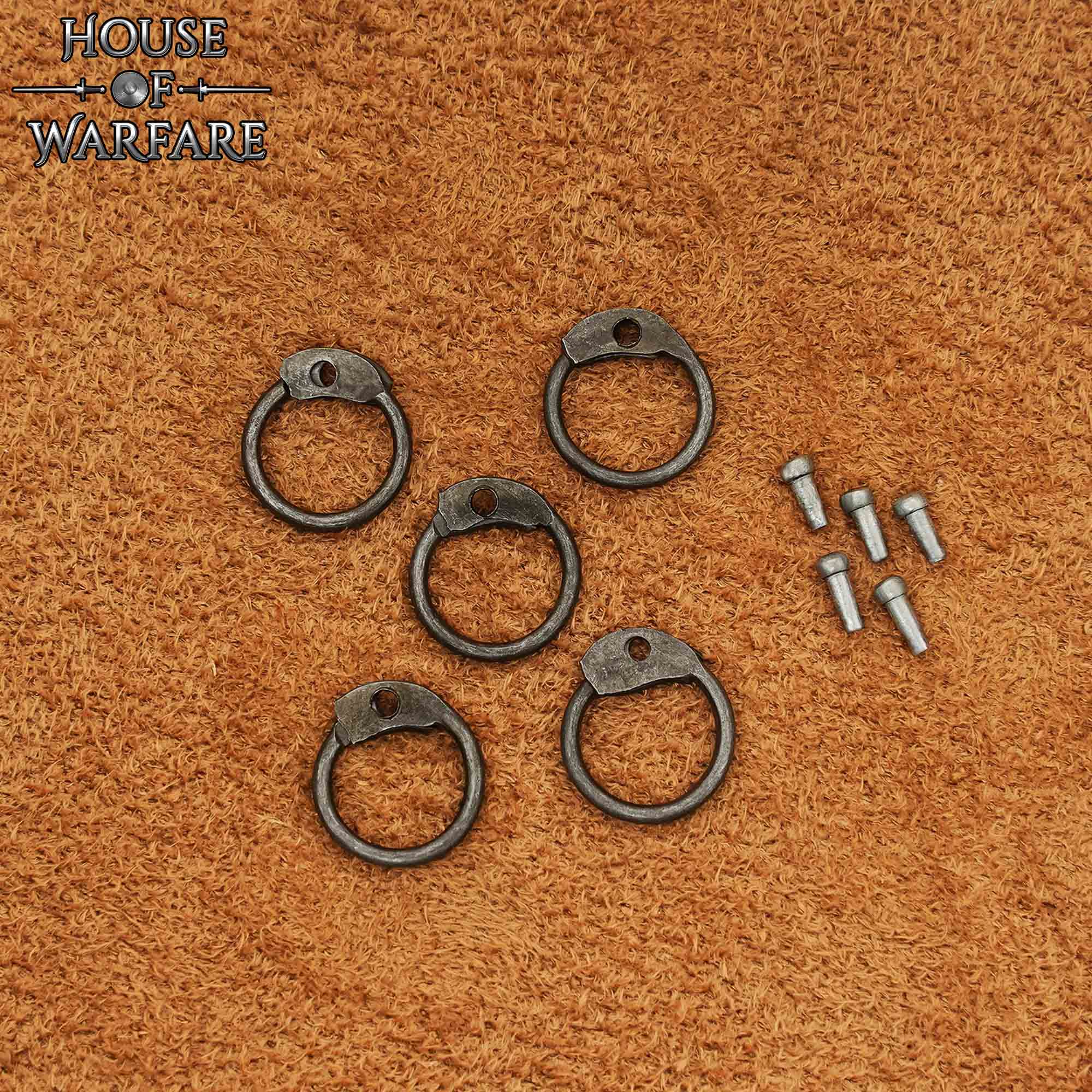 Kit de Correo de Anillas Sueltas - Anillas Redondas Remachadas de Acero Dulce, 8 Mm de Diámetro Interior, Calibre 18 - Image 2