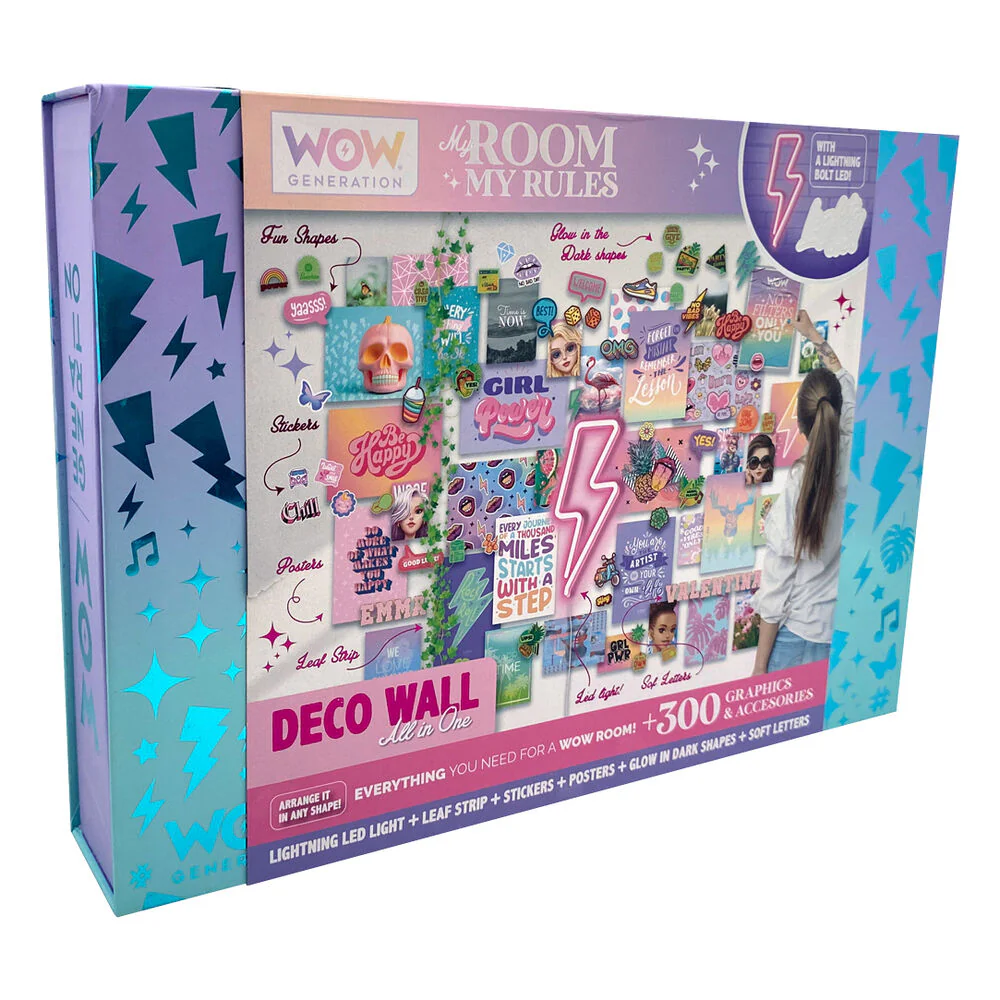 Kit Decoracion Luz Led + Graficos Y Accesorios Wow Generation - Image 7