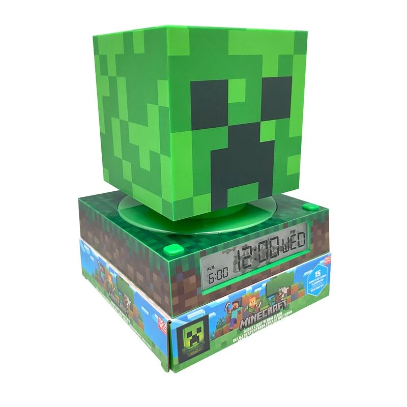 Lampara 3D Con Despertador Minecraft - Image 3