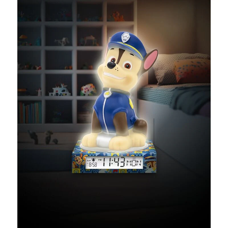 Lampara 3D Con Despertador Patrulla Canina Paw Patrol - Image 3