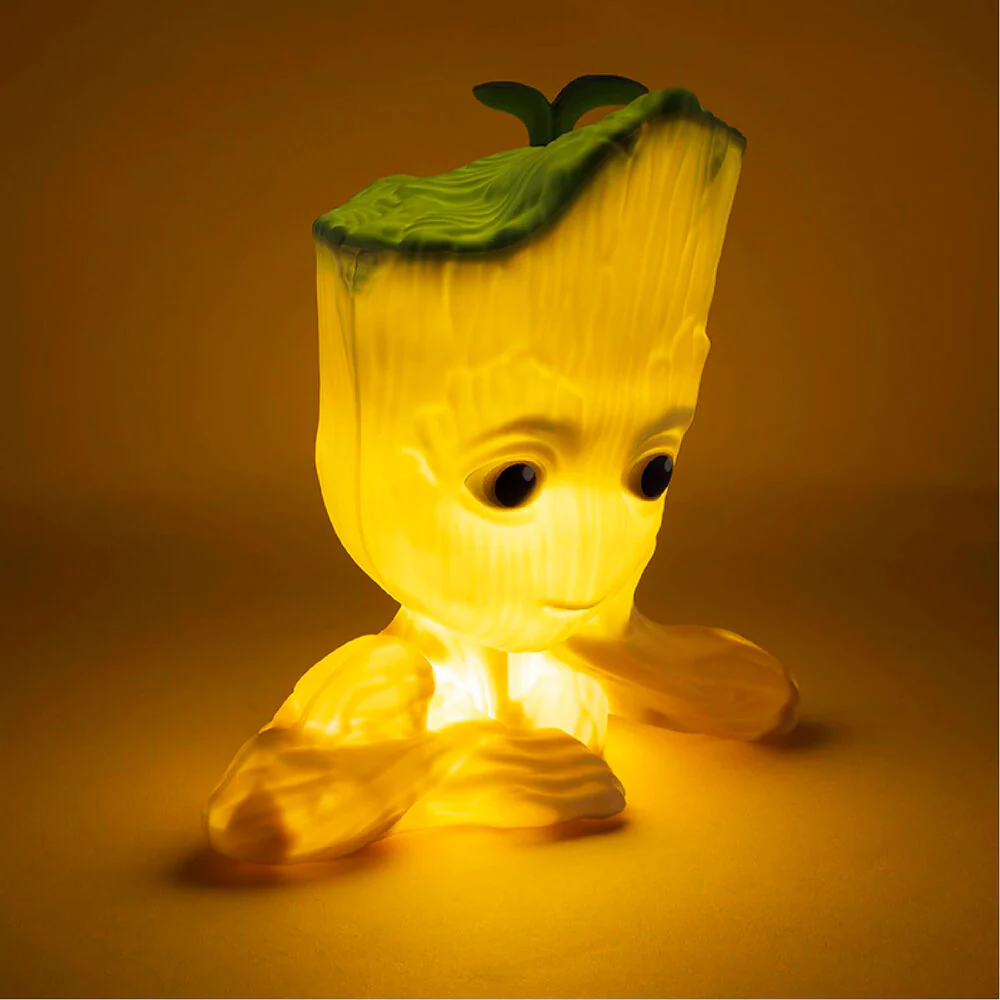 Lampara 3D Groot Guardianes De La Galaxia Marvel 22Cm Sonido - Image 3