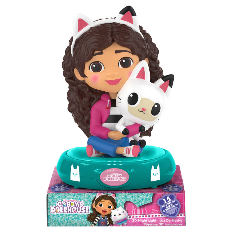 Lampara 3D La Casa De Muñecas De Gabby