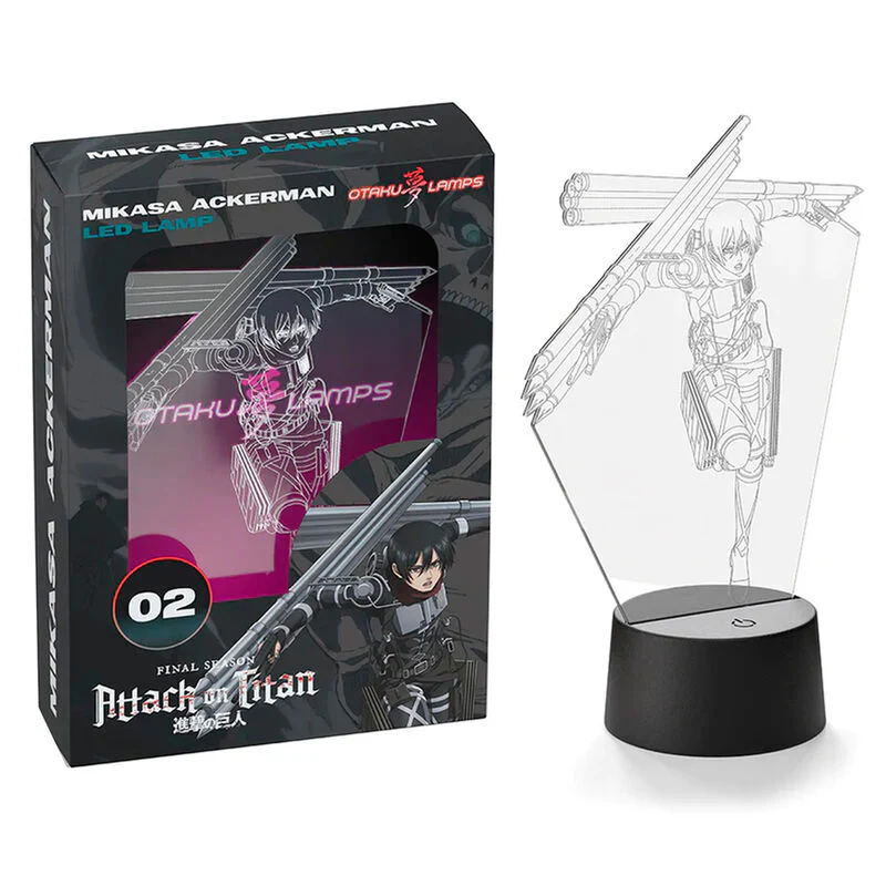 Lampara Led Mikasa Final Season Attack On Titans 20Cm