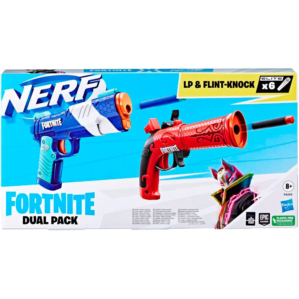 Lanzador Dual Lp & Flint-knock Fortnite Nerf - Image 2