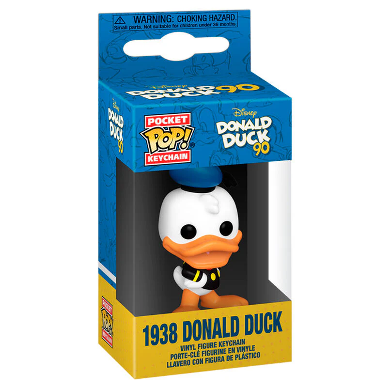 Llavero Pocket Pop Disney 90Th Anniversary Pato Donald 1938 - Image 2
