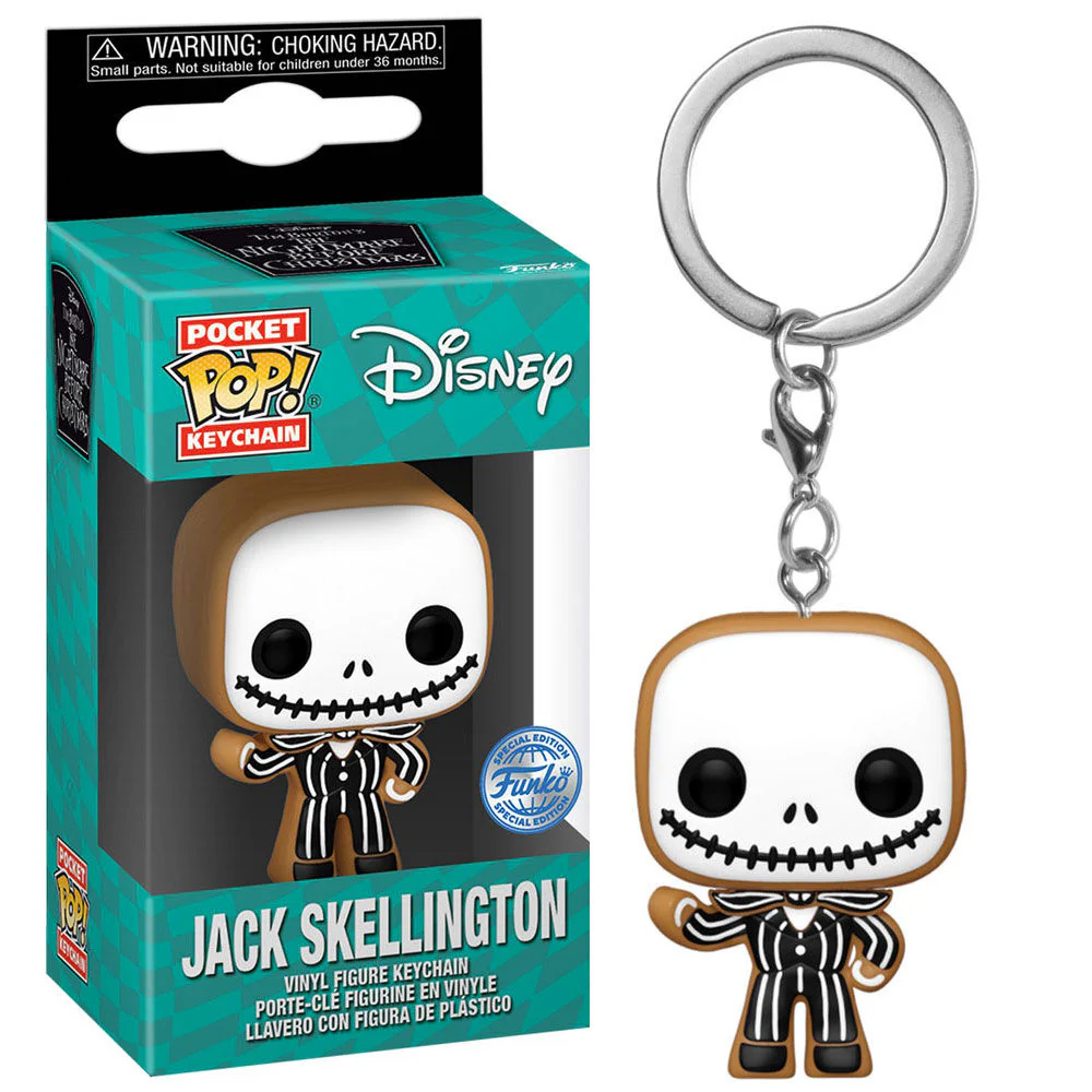 Llavero Pocket Pop Disney Pesadilla Antes De Navidad Jack Skellington Gingerbread Exclusive - Image 3