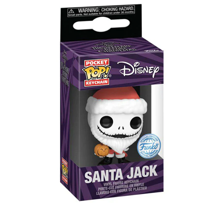 Llavero Pocket Pop Disney Pesadilla Antes De Navidad Santa Jack Exclusive - Image 2