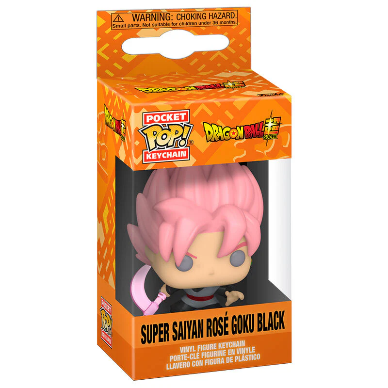 Llavero Pocket Pop Dragon Ball Super - Super Saiyan Rose Goku Black