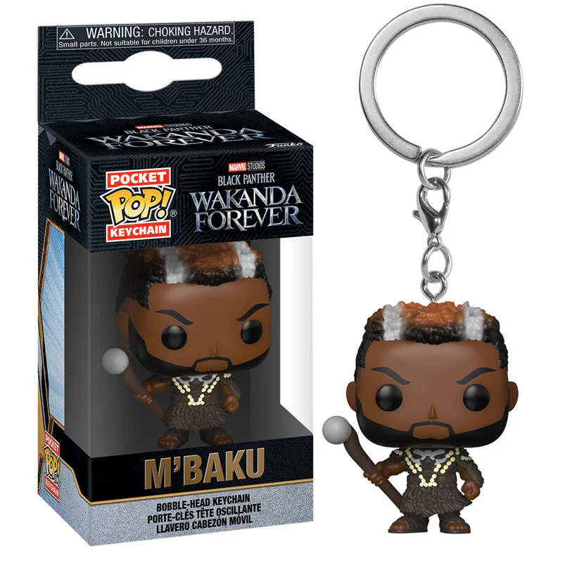 Llavero Pocket Pop Marvel Black Panther Wakanda Forever M Baku - Image 2