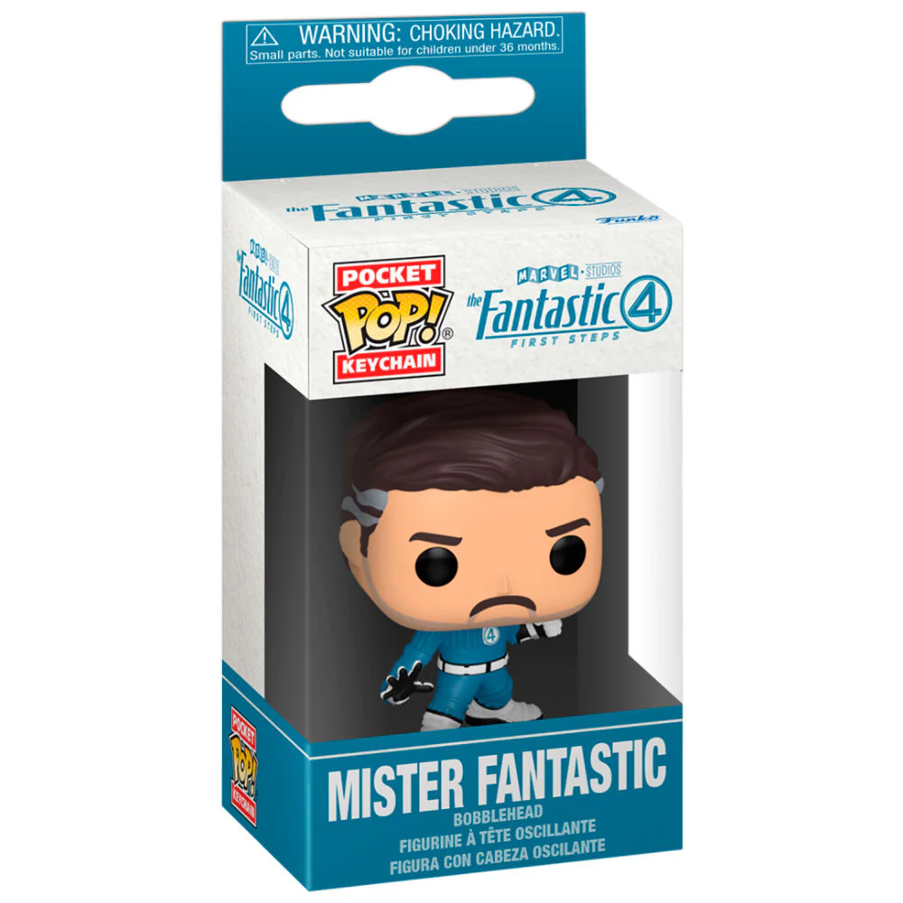 Llavero Pocket Pop Marvel Los 4 Fantasticos Mister Fantastic - Image 2