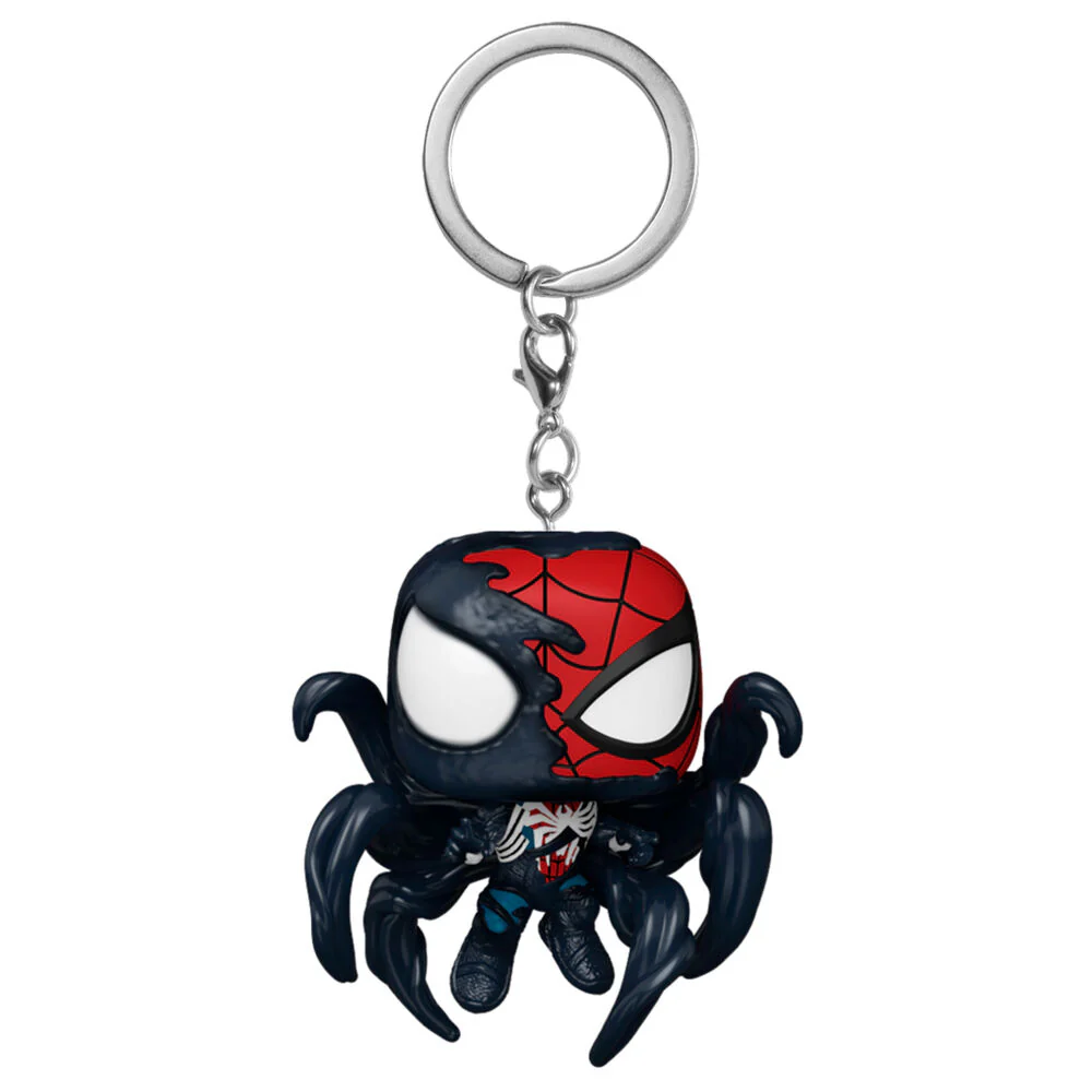 Llavero Pocket Pop Marvel Spider-man 2 Advanced Suit 2.0 Symbiote Takeover