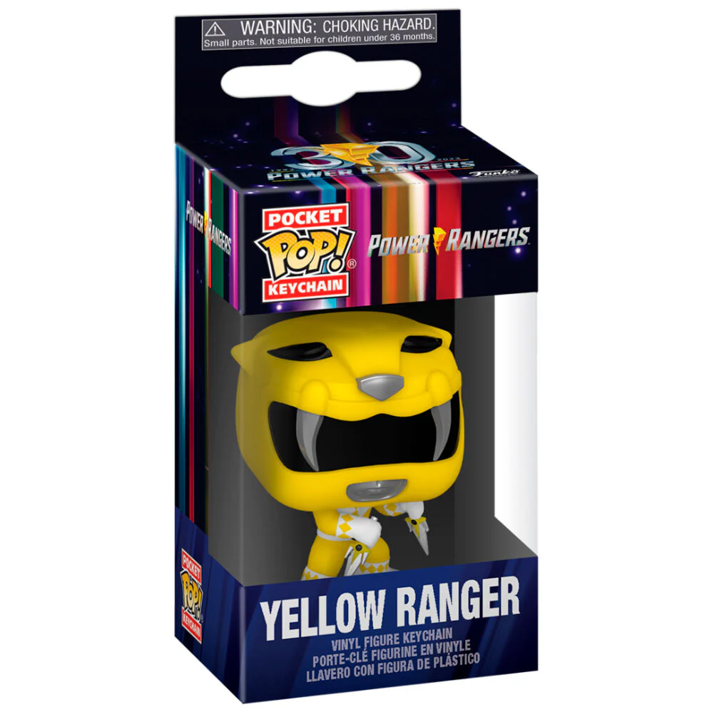 Llavero Pocket Pop Power Rangers 30Th Anniversary Yellow Ranger - Image 2