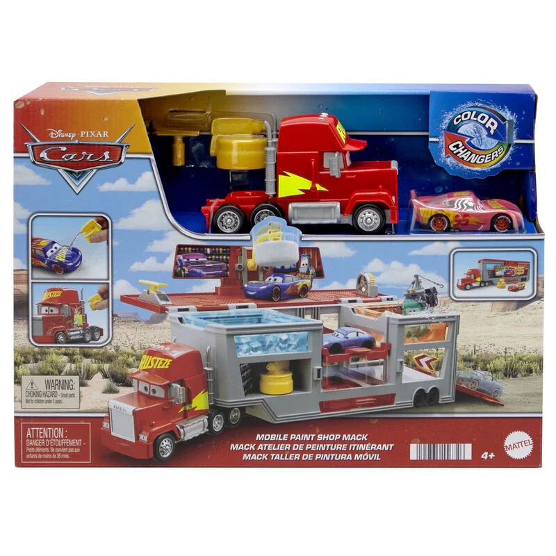 Mack Taller De Pintura Movil Cars Disney Pixar