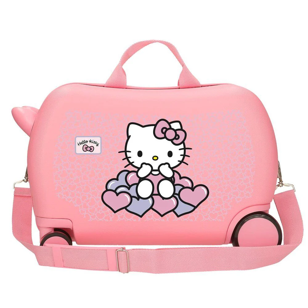 Maleta Abs Hearts & Dots Hello Kitty 45Cm