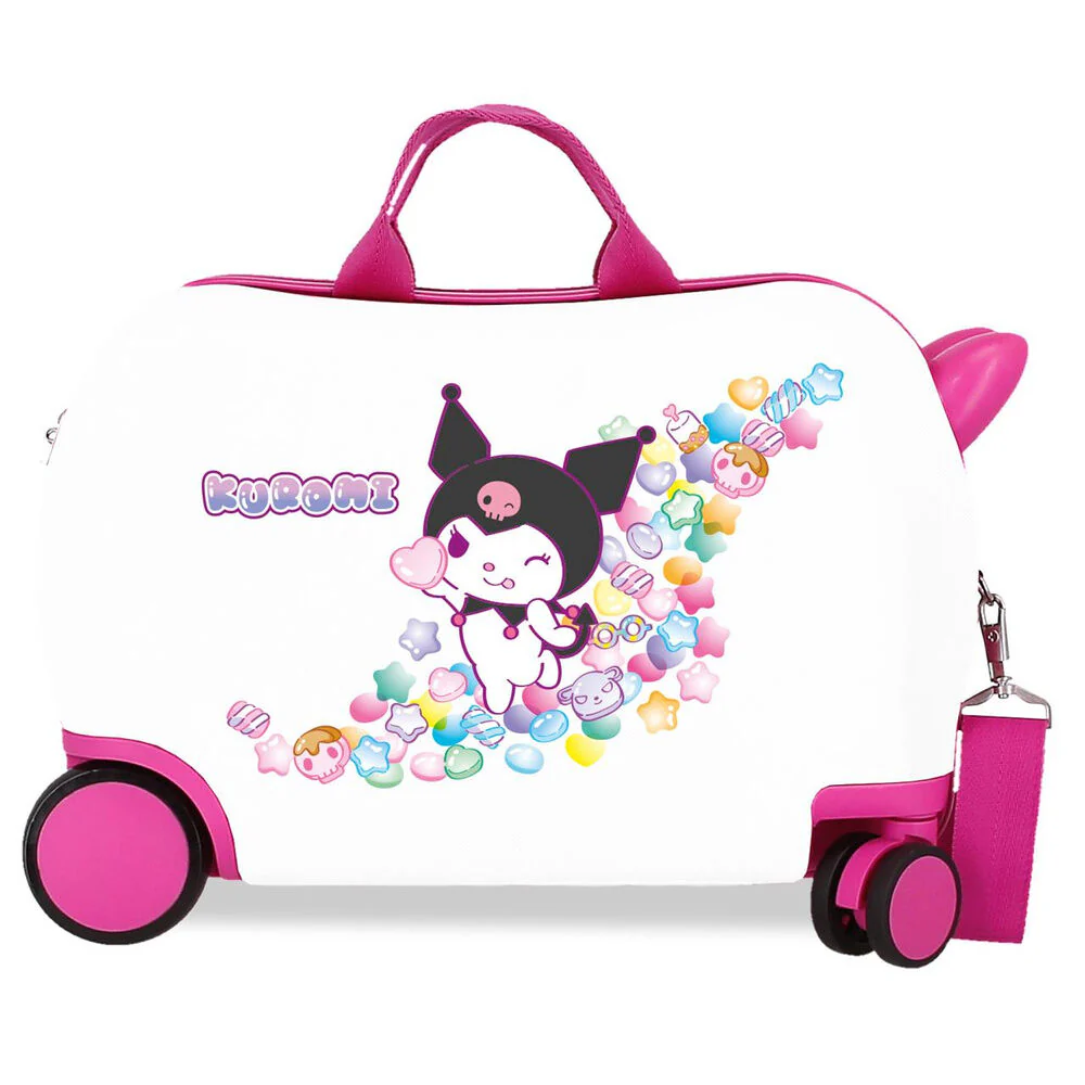 Maleta Trolley Abs Candies Kuromi Hello Kitty 45Cm