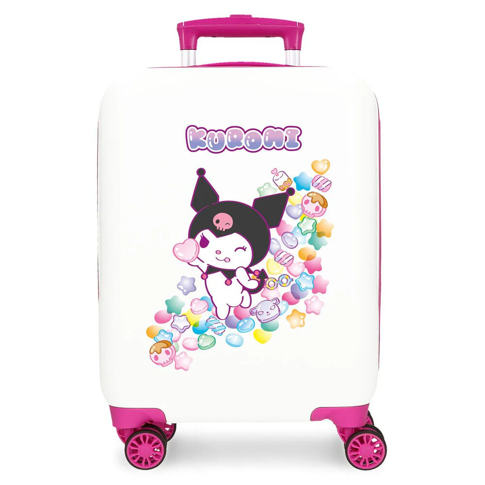 Maleta Trolley Abs Candies Kuromi Hello Kitty 50Cm