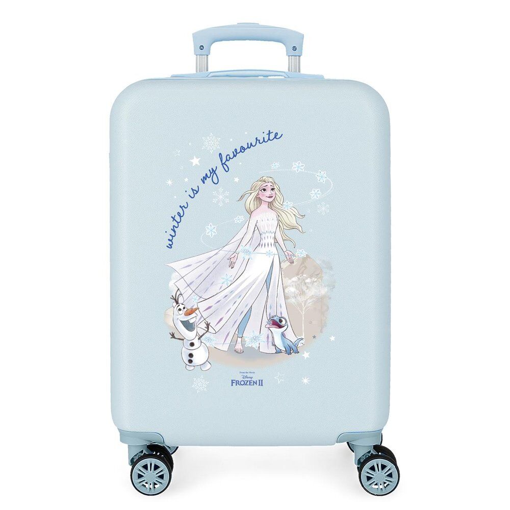 Maleta Trolley Abs Winter Is My Favourite Frozen Disney 55Cm