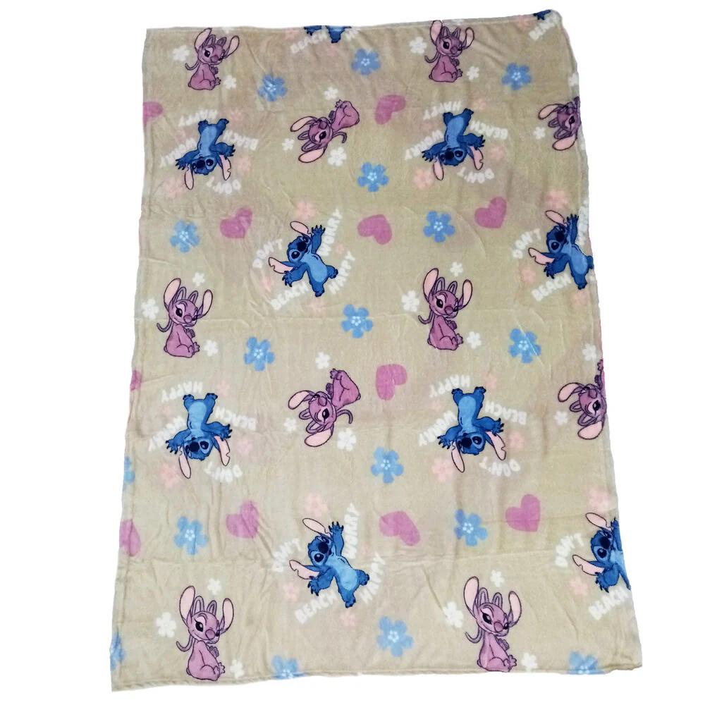 Manta Coralina Stitch Disney 110X150cm - Image 2