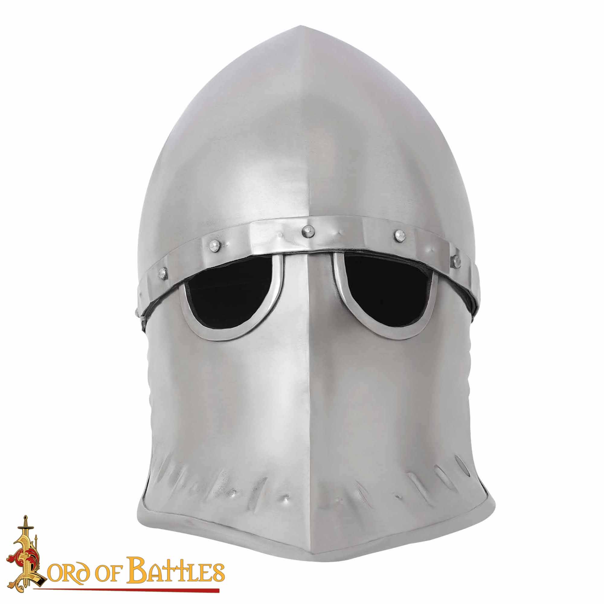 Medieval Italo - Casco Normando de Acero Calibre 16 - Image 4