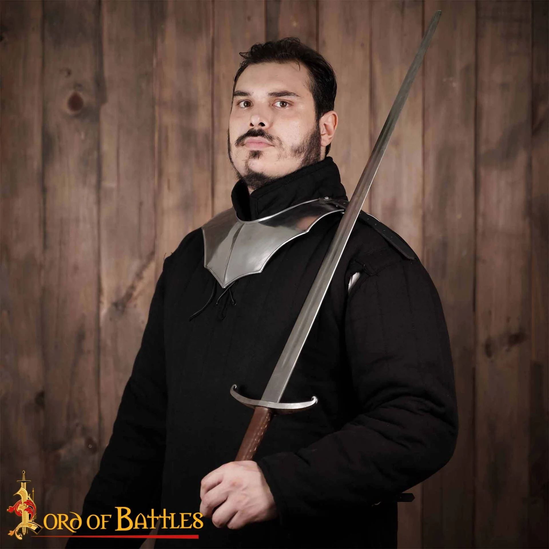 Medieval Knightly Avenger Steel Gorget - Discontinued - Image 7