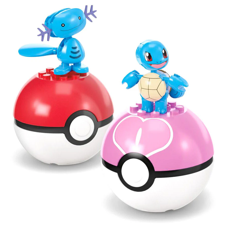 Mega Construx Equipo De Entrenador De Agua Pokemon - Image 2