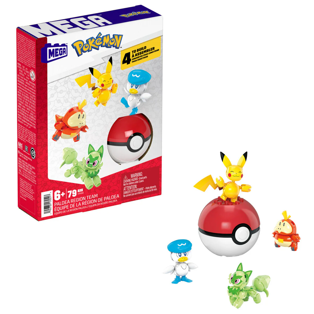 Mega Construx Equipo Region Paldea Pokemon