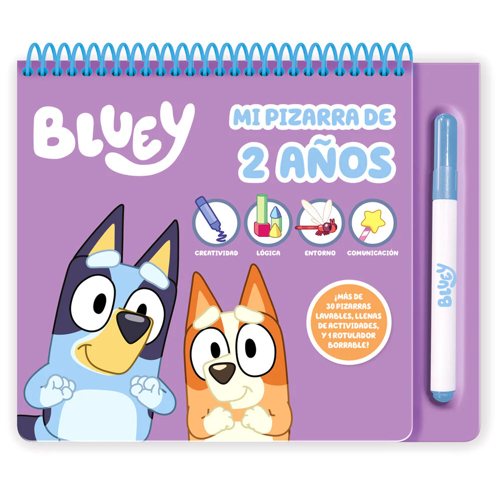 Mi Pizarra Actividades 2 Años Bluey Español