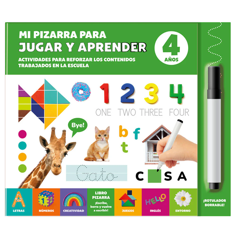 Mi Pizarra Para Jugar Y Aprender 4 Años Español