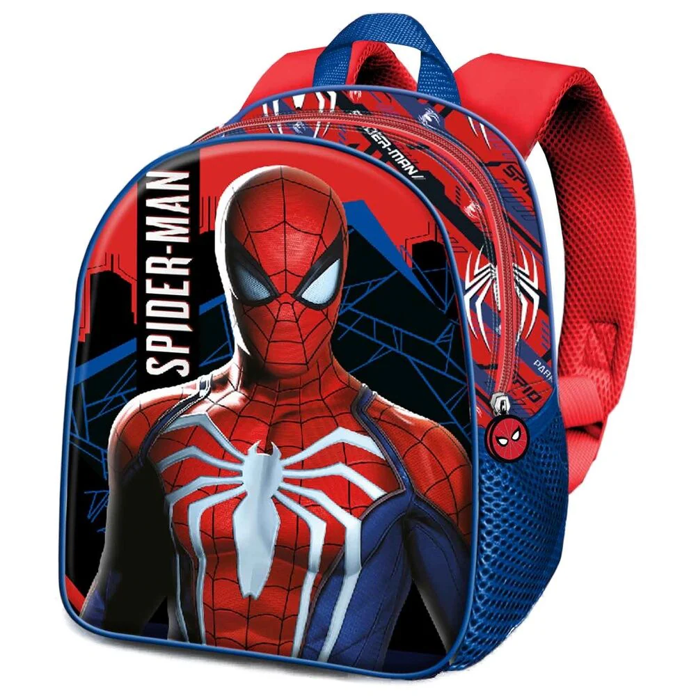 Mochila 3D Best Team Spiderman Marvel 30Cm