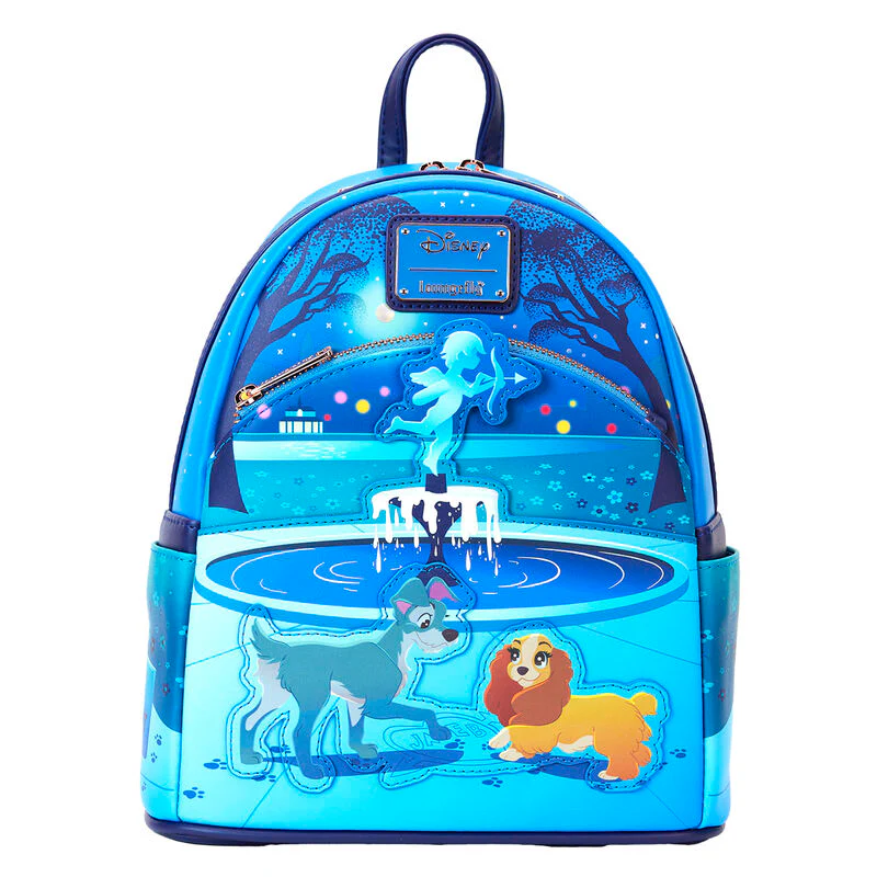 Mochila 70Th Anniversary La Dama Y El Vagabundo Disney Loungefly 26Cm