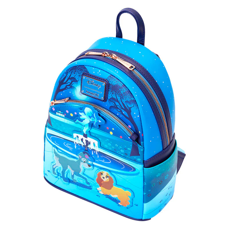 Mochila 70Th Anniversary La Dama Y El Vagabundo Disney Loungefly 26Cm - Image 3