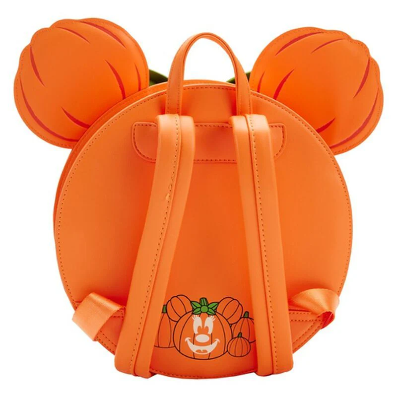 Mochila Calabaza Mickey Disney Loungefly 20Cm - Image 3