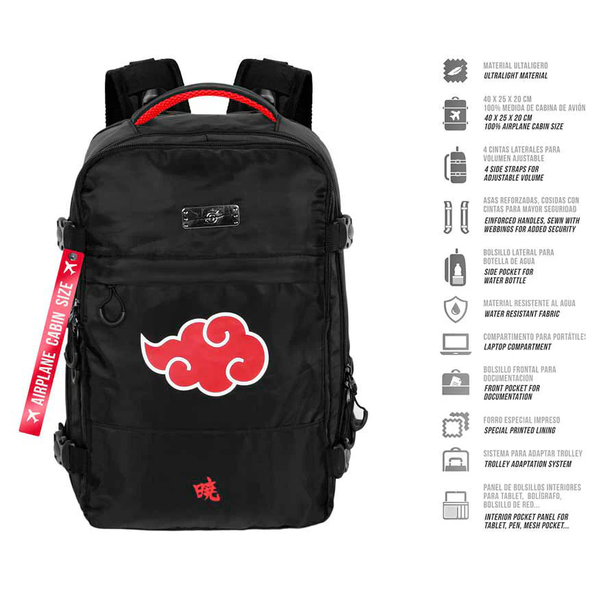 Mochila Clouds Naruto Shippuden 40Cm - Image 3