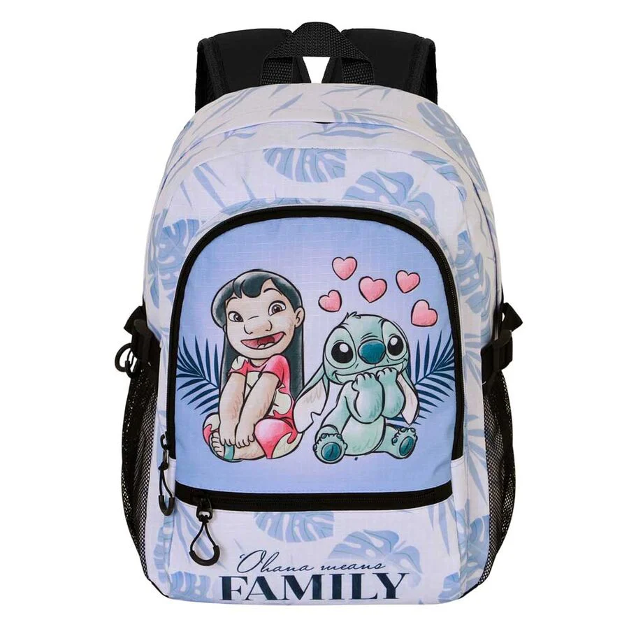 Mochila Couple Stitch Disney 44Cm Adaptable - Image 5
