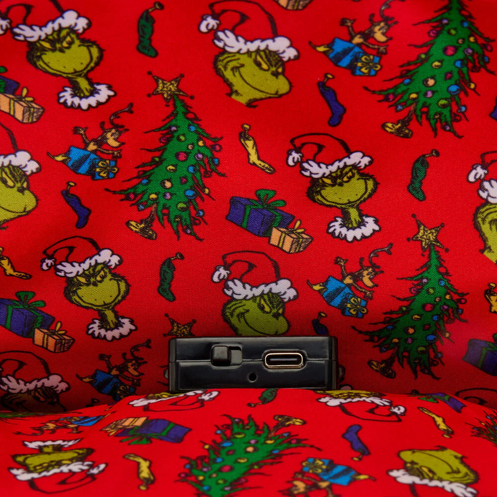 Mochila Dr. Seuss Holiday El Grinch Loungefly 26Cm - Image 6