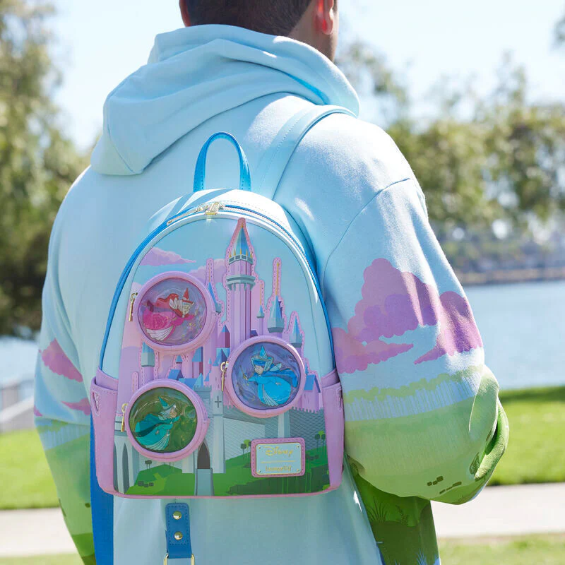 Mochila Hadas Madrinas Castillo La Bella Durmiente Disney Loungefly 26Cm - Image 6