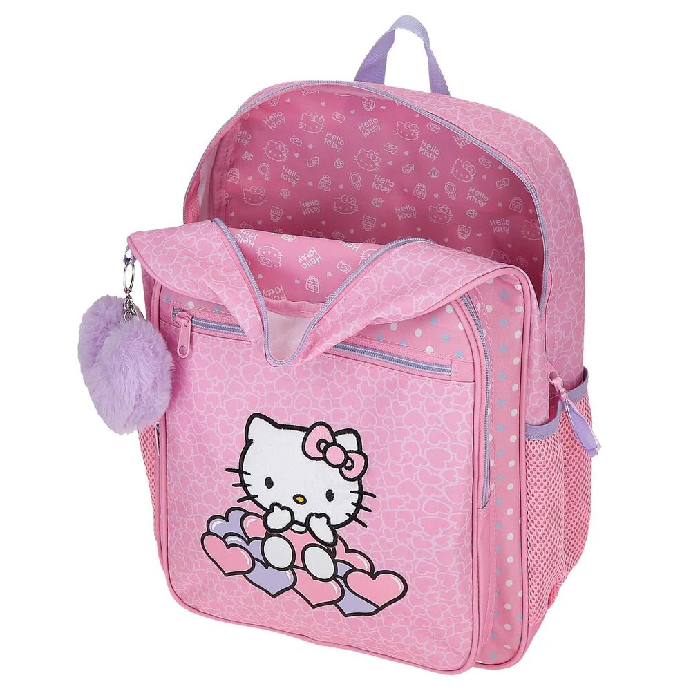 Mochila Hearts & Dots Hello Kitty 38Cm Adaptable - Image 4