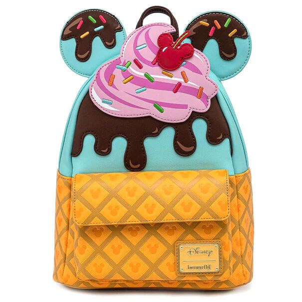 Mochila Ice Cream Mickey Minnie Disney Loungefly - Image 4