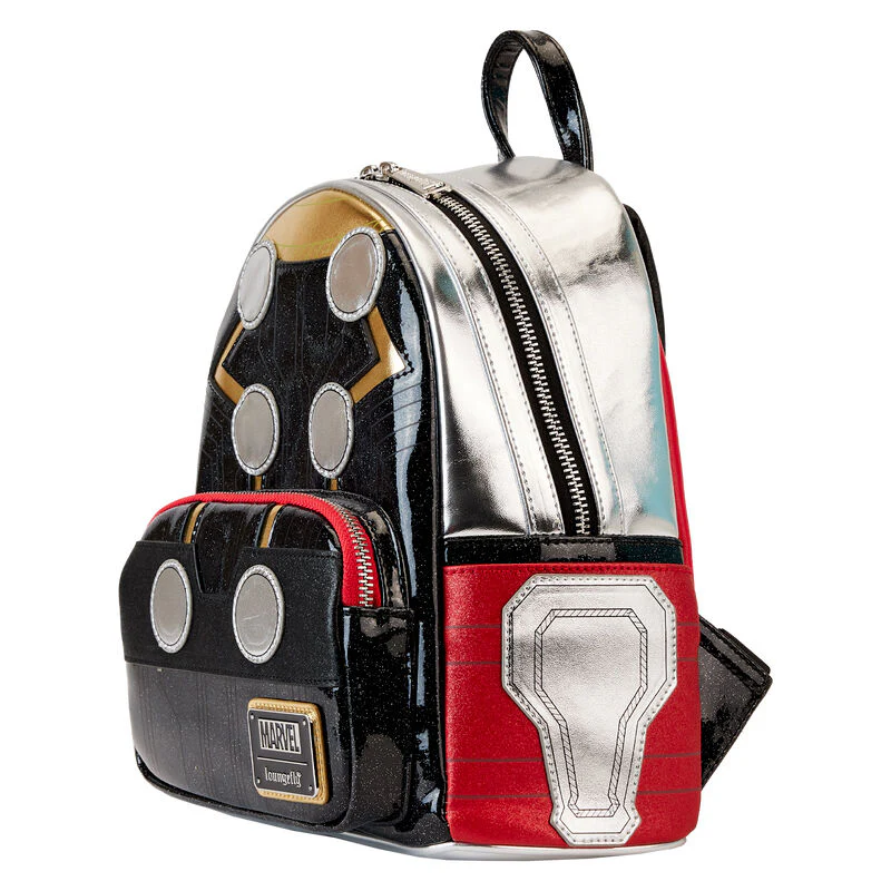 Mochila Metallic Thor Marvel Loungefly 26Cm - Image 2