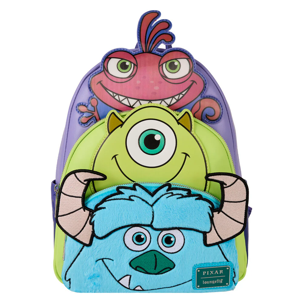 Mochila Mike Sully And Randall Monsters Inc Disney Pixar Loungefly 31Cm