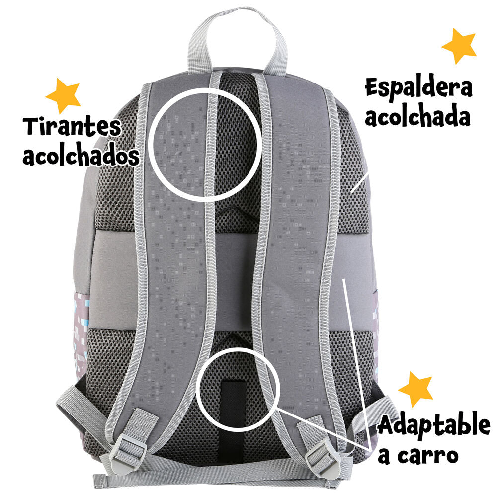 Mochila Mine Minecraft 42Cm Adaptable - Image 4