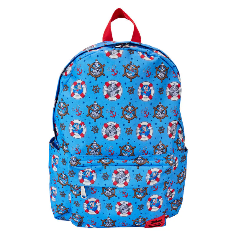 Mochila Nylon 90Th Anniversary Pato Donald Disney Loungefly 43Cm