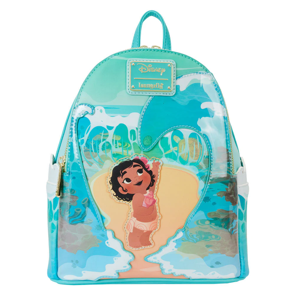 Mochila Ocean Waves Vaiana Moana Disney Loungefly 26Cm