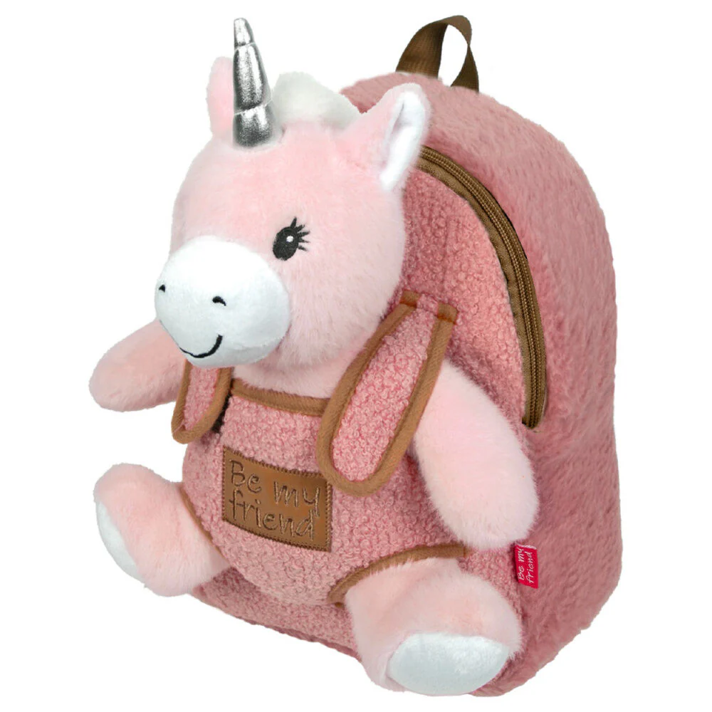 Mochila + Peluche Unicornio 27Cm