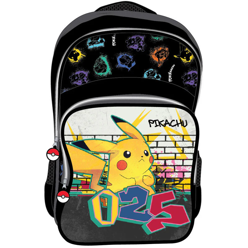 Mochila Pikachu Pokemon 42Cm Adaptable