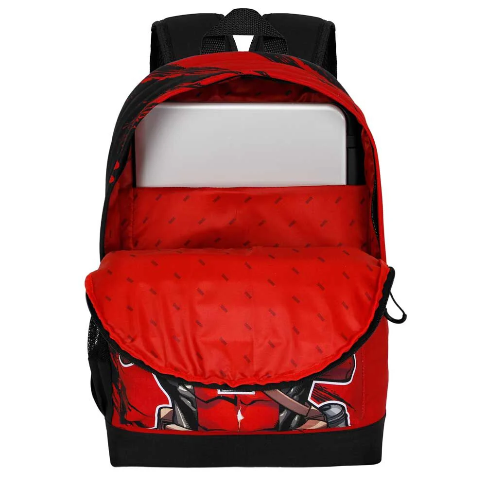 Mochila Plus Bad Deadpool Marvel 43Cm Adaptable - Image 3