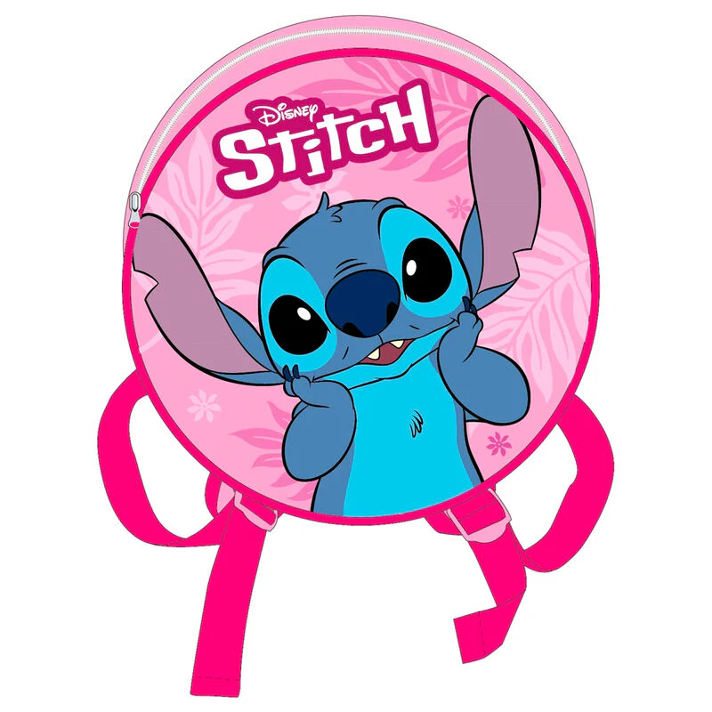 Mochila Redonda Stitch Disney 27Cm