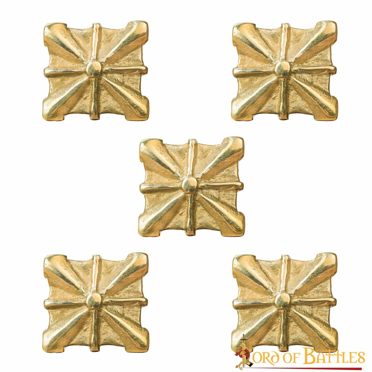 Monturas Decorativas de Latón – Juego de 5, 2 cm - Image 2