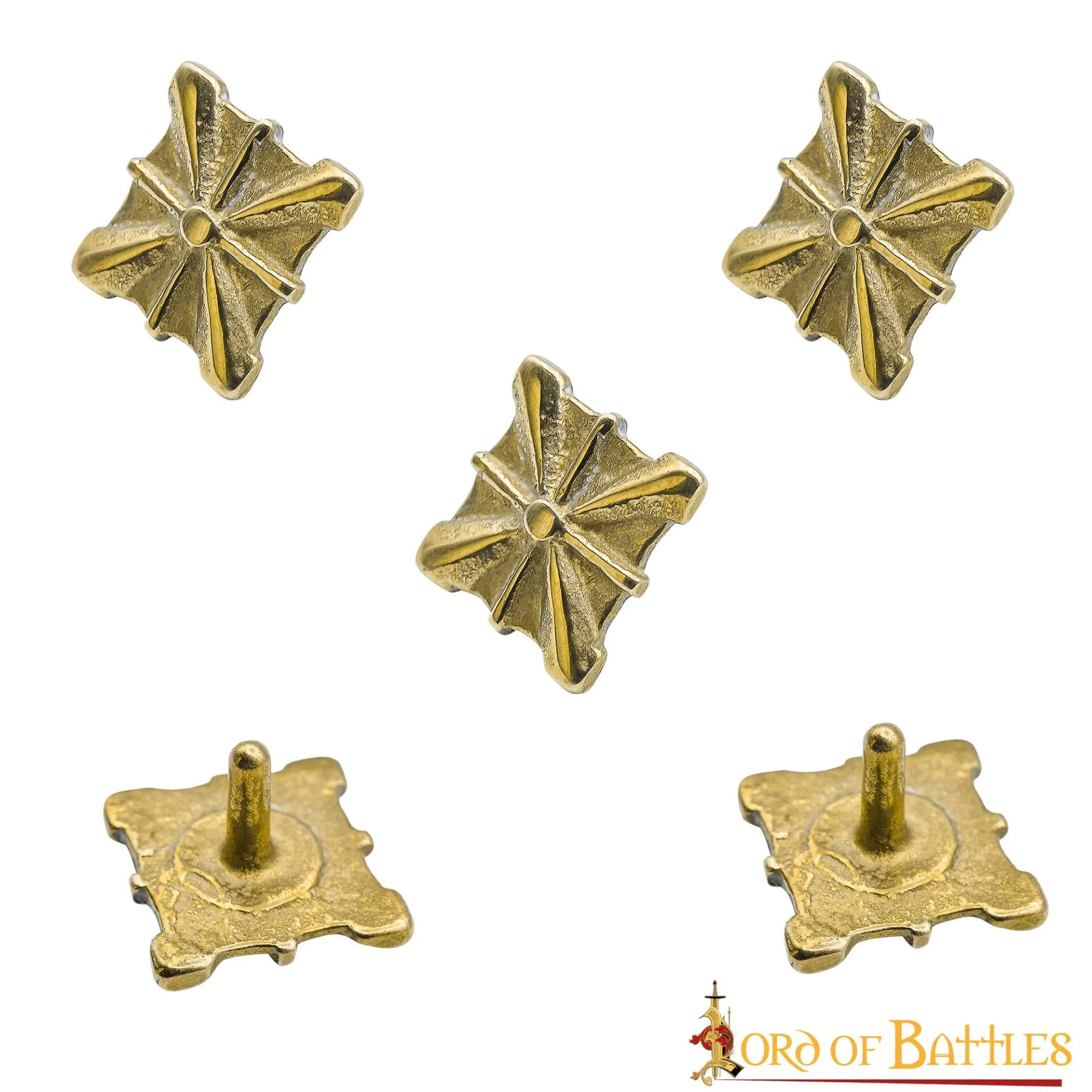 Monturas Decorativas de Latón – Juego de 5, 2 cm - Image 3